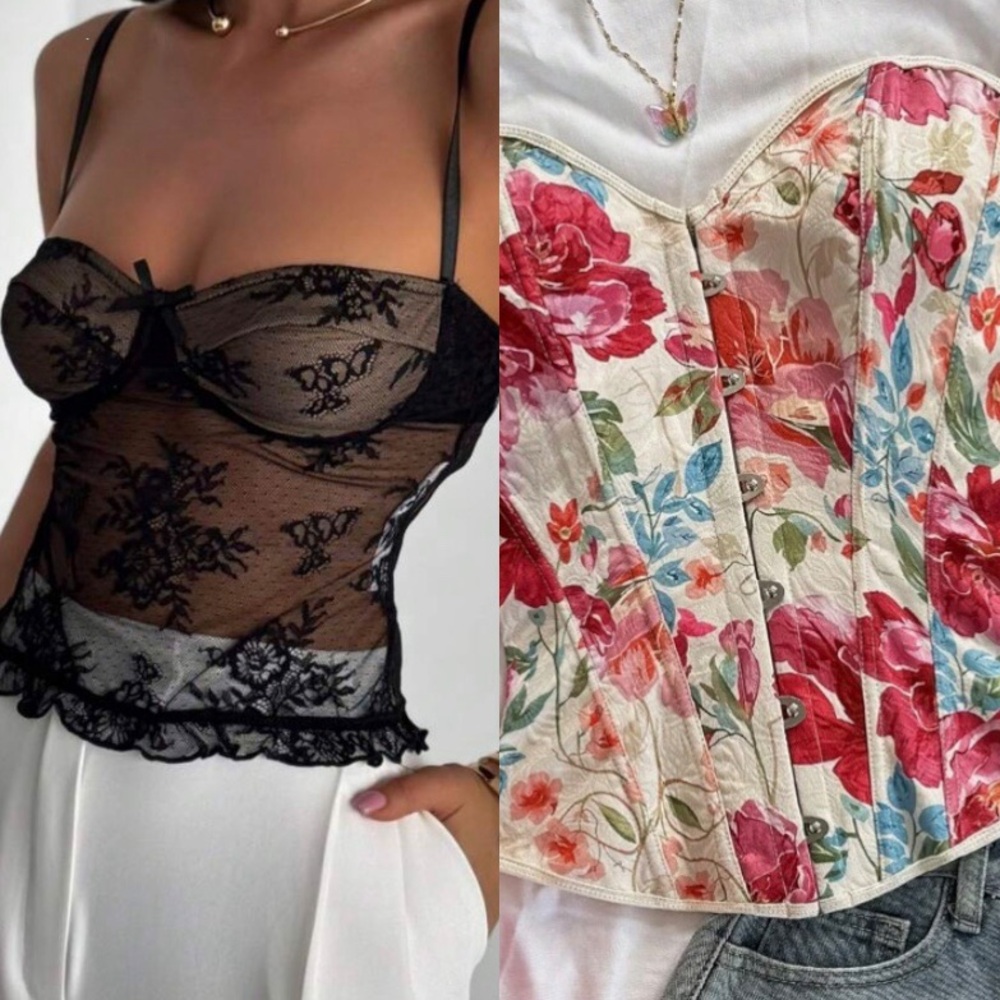 Floral and Lace Tops Bundle